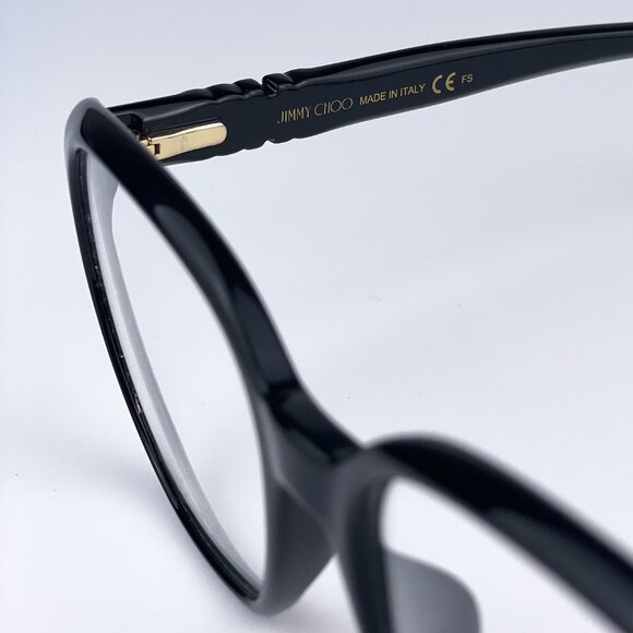 NEW Jimmy Choo JC252/F 807 Black Square Women Eyeglasses - Picture 6 of 9